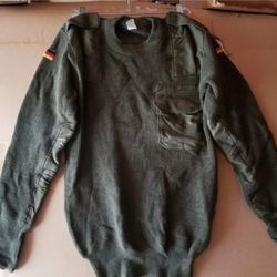 German Military Surplus Wool Sweater Med Size 