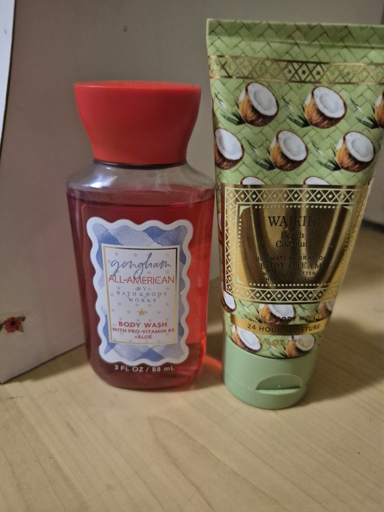 Body Lotion And Body Wash Set