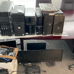 Computers, Server, Monitors & Keyboards (lot)