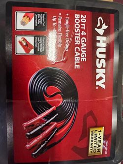 Jumper Cables Heavy duty Husky Tools with case