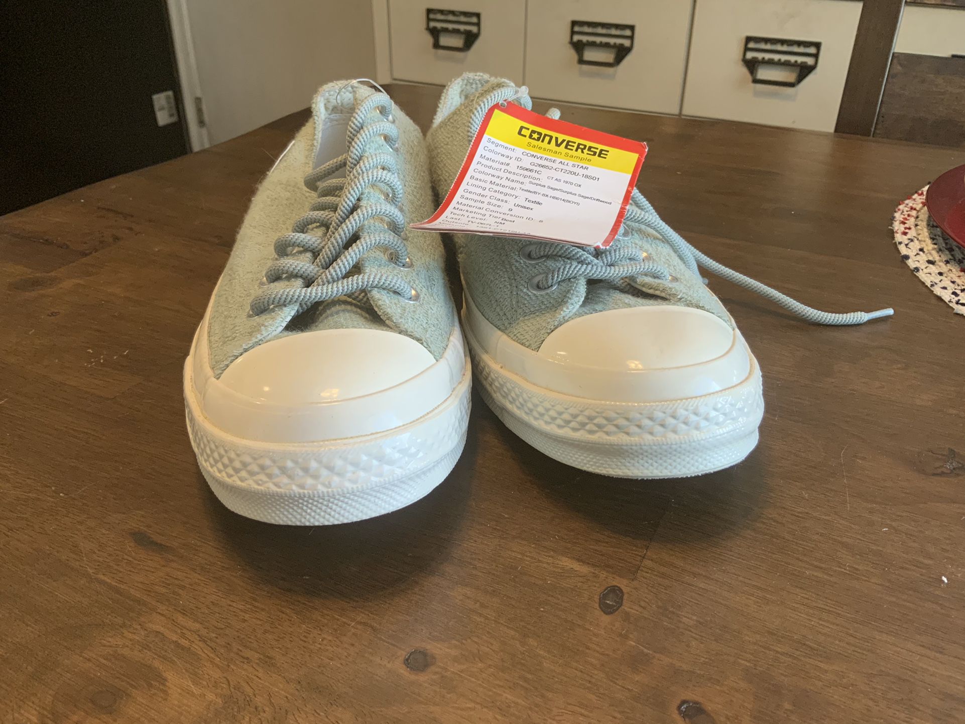 Chuck Taylor 70 Ox Plimsolls In Sage Green $35 plus $5.99 S&H for Sale in Virginia Beach, VA - OfferUp