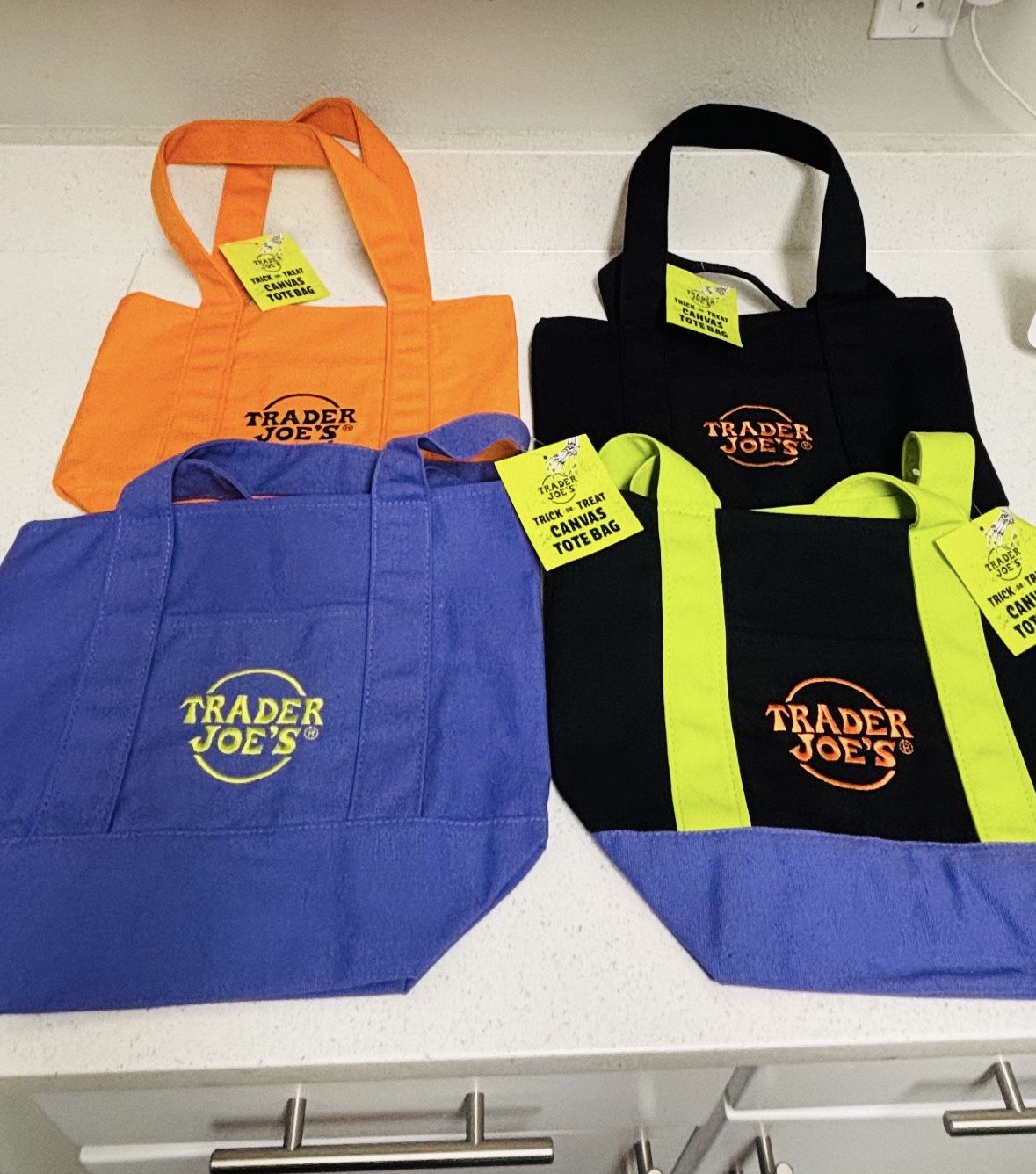 Trader Joe’s Halloween tote bags