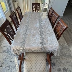 Classic Wooden Dining Set 10 Seater