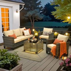 Patio furniture set outdoor new in the box