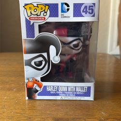 Pop Figure #45- Harley Quinn With Mallet