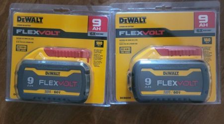 Dewalt 9.0 Flexvolt Batteries 
