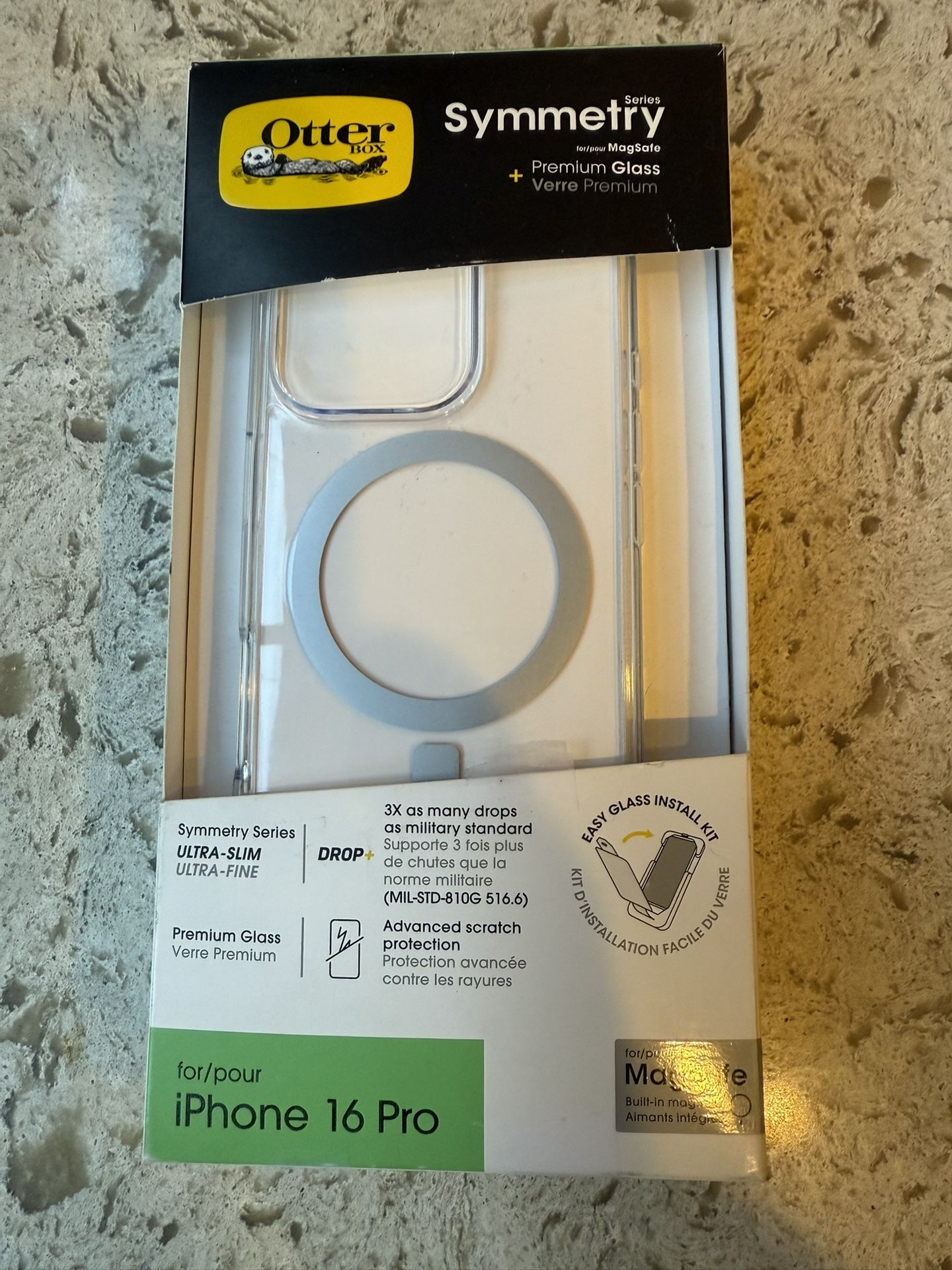 iPhone 16 Pro Otter Box Case & Premium Glass Protector