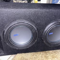 Memphis M7 10 Inch Subwoofers In Custom Box