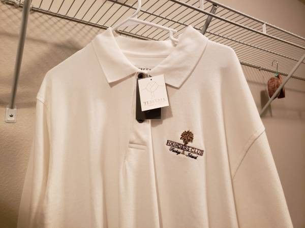 2 BRAND NEW GOLF SHIRTS FROM COURSES IN MYRTLE BEACH SIZE LARGE 1
2 BRAND NEW GOLF SHIRTS FROM COURSES IN MYRTLE BEACH SIZE LARGE