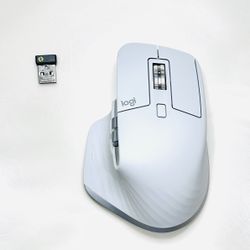 MX Master 3S Logitech White With Wireless Bolt Dongle ( Works Perfectly )