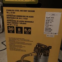 Dewalt wet dry Vac 8 Gallon