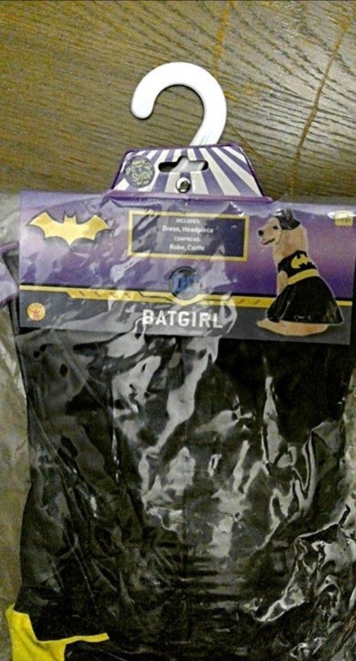 Rubie's Dog Costume Batgirl Pet Costume Large Halloween Clothes