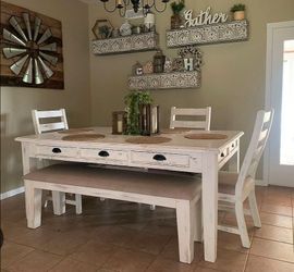 Farmhouse Rustic Dining Table