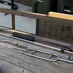 Multiple different weight bars / barbell