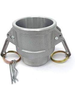3/4" Female Camlock x 3/4 Male NPT Aluminum Type B Camlock with Stainless Steel Handles