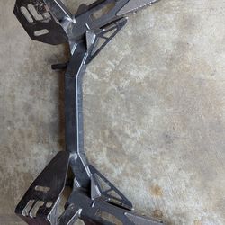 Sn95 79-95 Ford Mustang Premium Version K-Member w/ Spring Perches - Hammertone black