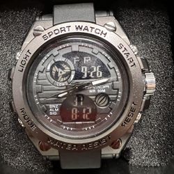 SANDA 739 Military Sports Waterproof Digital Quartz Men’s Watch