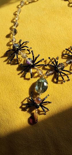 Handcrafted Spider Necklace