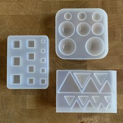 3 Multi-Shaped Earring Jewelry Molds