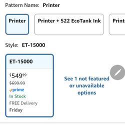 EPSON ET 15000 Printer