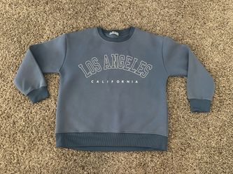 Exarus Youth Size 10Y Blue Sweatshirt With Los Angeles