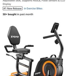 Recumbent Exercise Bike! Brand New Still In Box