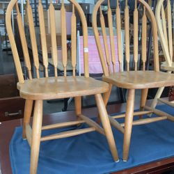 Set Of 2 Dining Chairs Regular Height Chair (2 Sets Available) $45 Each Set 