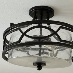 Bronze Ceiling Light Semi-flush
