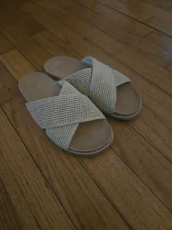 Tan sandles. Size 6.