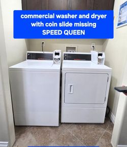Speed Queen Commercial Washer and Dryer Set