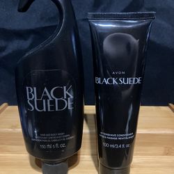 Black Suede Men’s Set