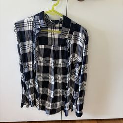Nordstrom Navy plaid shirt