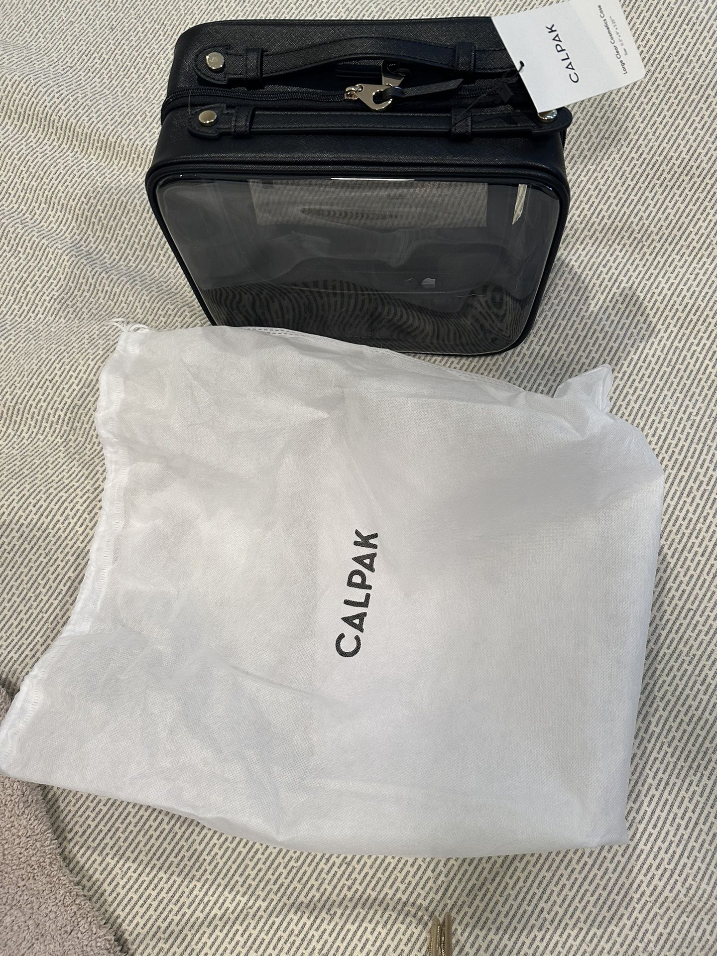 Calpak Large Clear Cosmetics Case