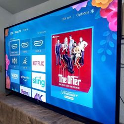 🟦TCL 65"   4K  SMART TV  LED  HDR  With  APPLE TV   DOLBY  VISION  FULL  UHD  2160p🟥 ( FREE  DELIVERY ) 🟧 NEGOTIABLE 🟩