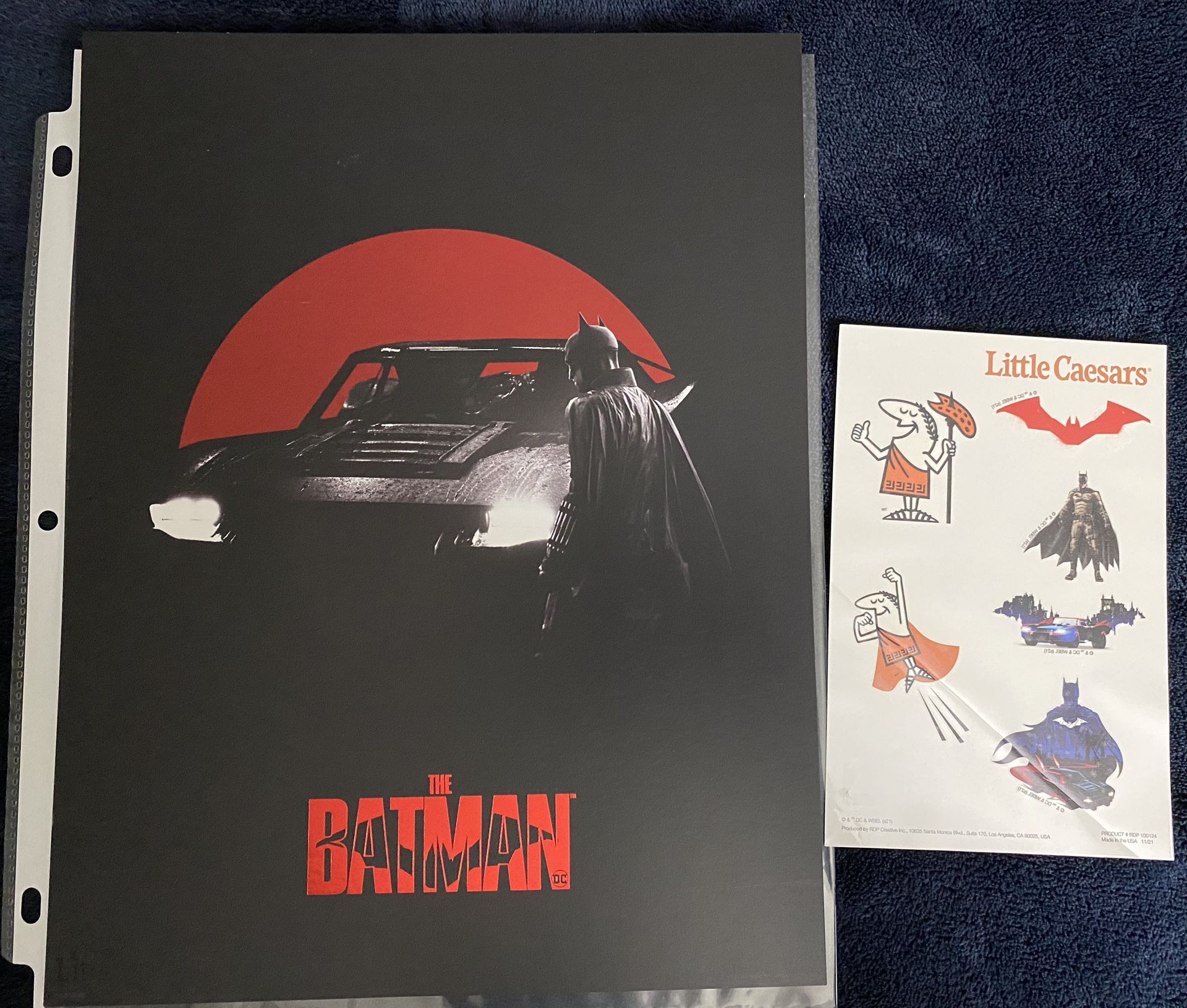 The Batman Poster #2 By Little Caesars - New