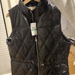 NEW Michael Kors Black Vest (Size L) - Retail $155