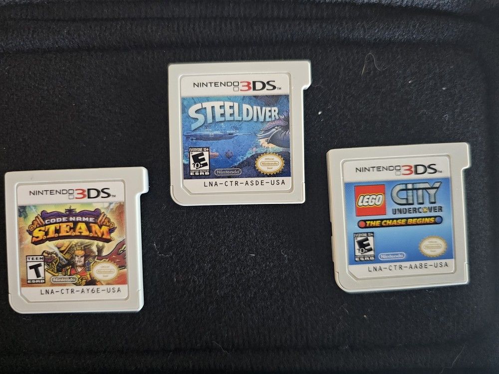 3 Games For NINTENDO 3DS