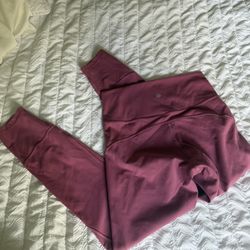Pink lululemon Size 8 Leggings