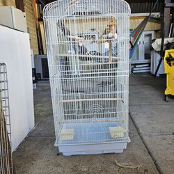 Large Bird Cage With Toys