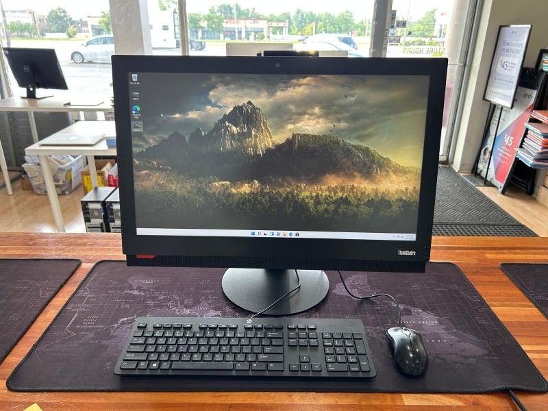 Lenovo ThinkCentre TouchScreen All IN ONE PC Core i5-7500 3.40Ghz 16GB RAM 256GB SSD windows 11!!