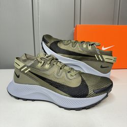 Nike Pegasus Trail 2 Men’s Size 7.5 Running Shoes Medium Olive Green CK4305-201