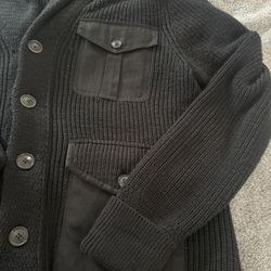 Black Men’s Banana Republic Cardigan 