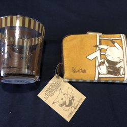 Pokémon Glass Cup And Wallet Set Pikachu