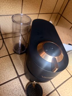Nespresso Vertuo Coffee Machine Black Rose Gold