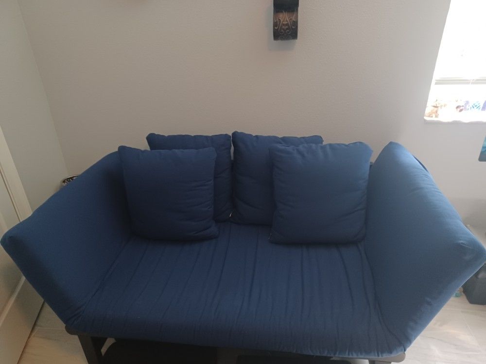 Blue Futon
