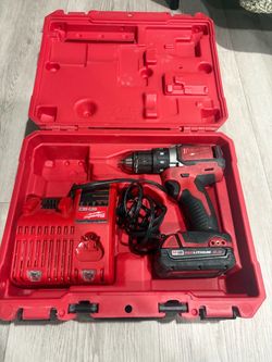Milwaukee M18 Brushless Cordless Compact 1/2" Drill Kit w/ Battery, Charger & Case