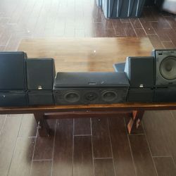 5 Polk Audio Speakers