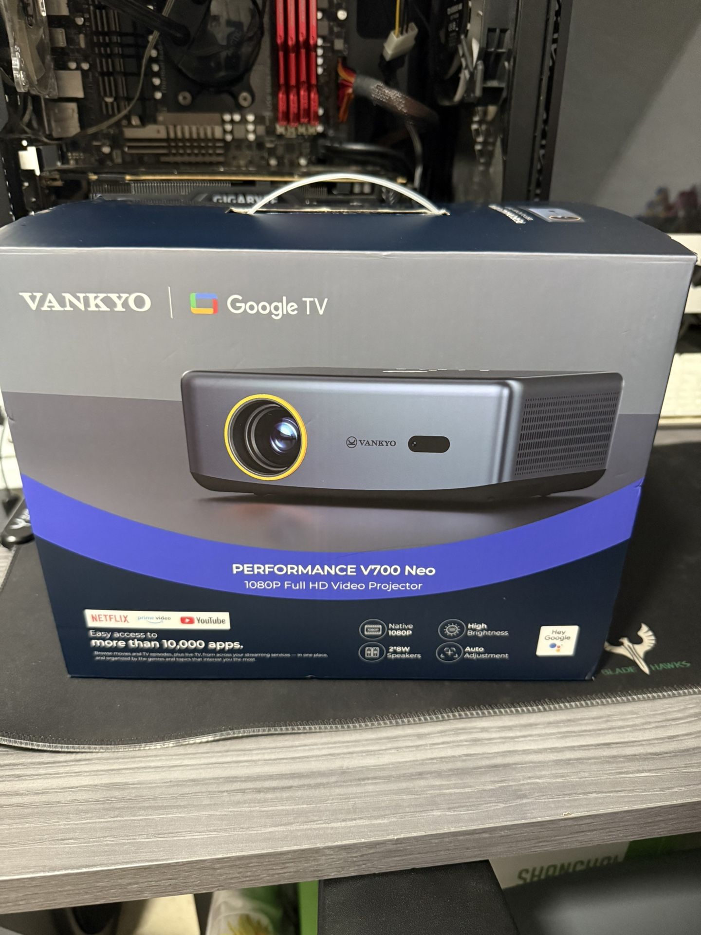 Vankyo Google Tv Projector New