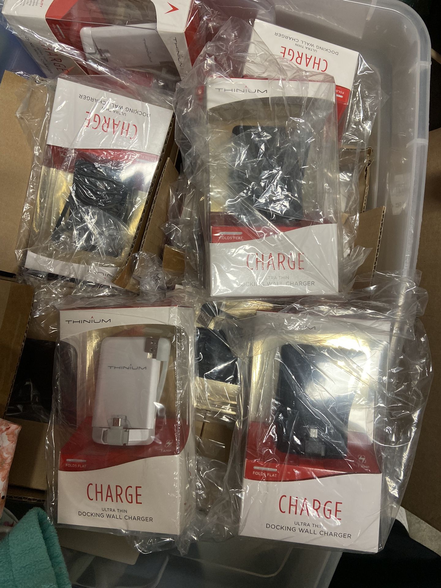 Whole Lot Of Docking Flat Phone Chargers 