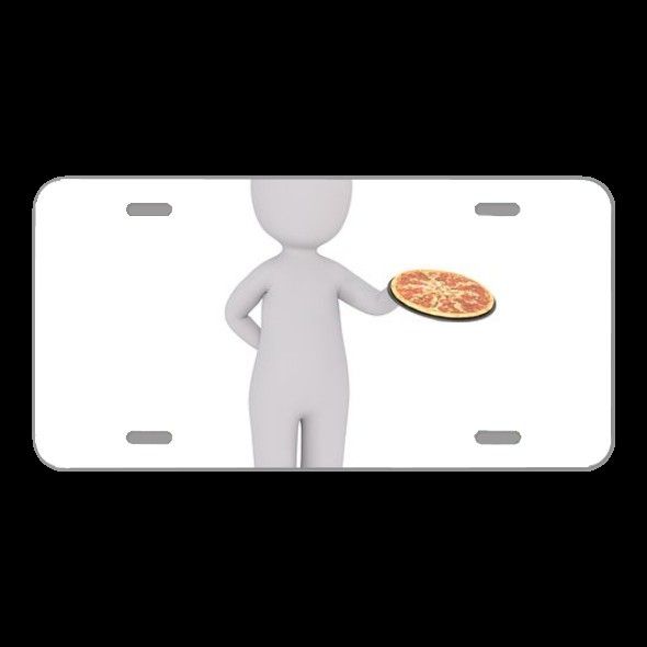 License Plate Novelty Car Front Pizza Chef Cook Spices Seasoning